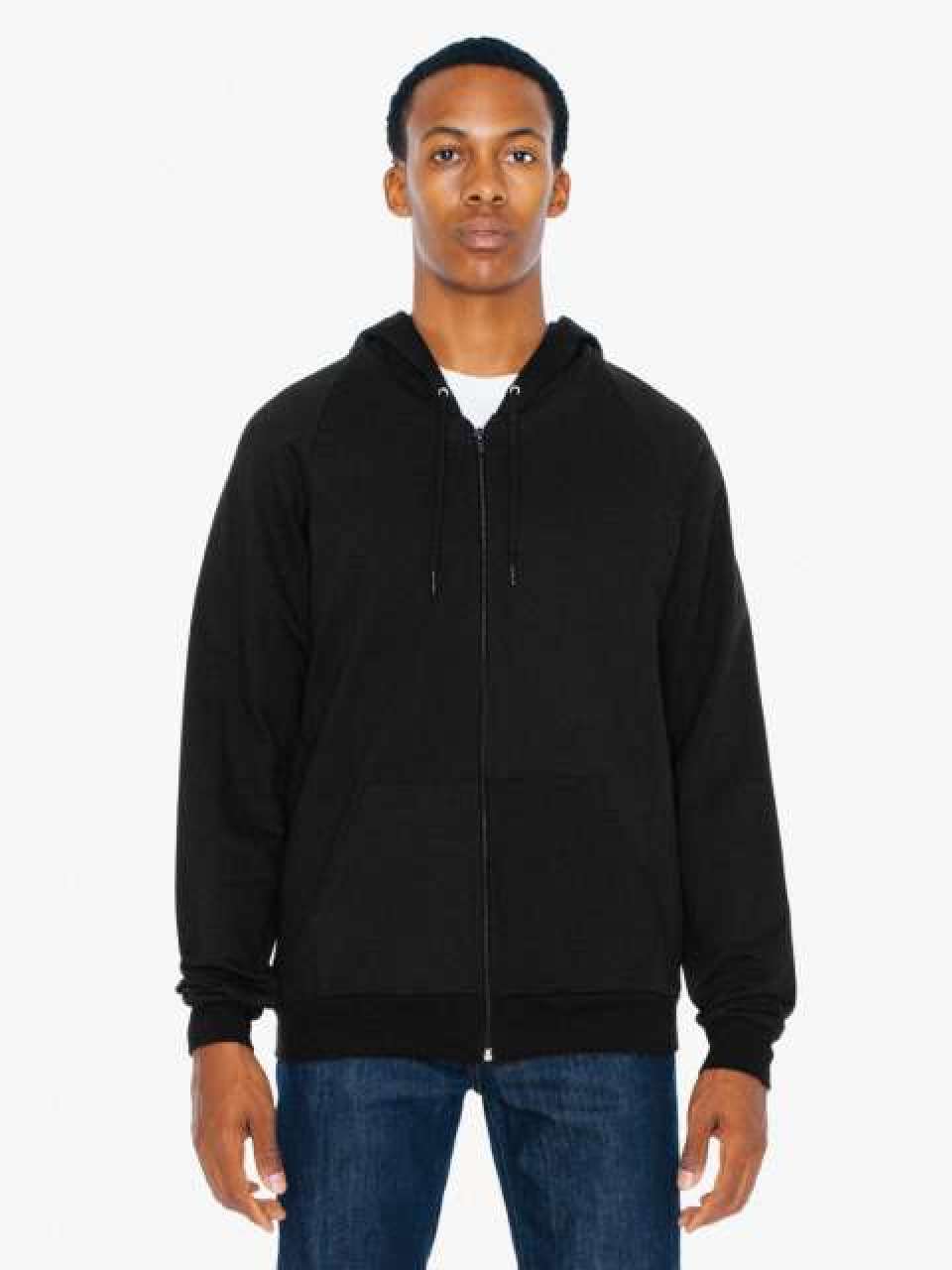 American Apparel UNISEX CALIFORNIA FLEECE ZIP HOODED SWEATSHIRT