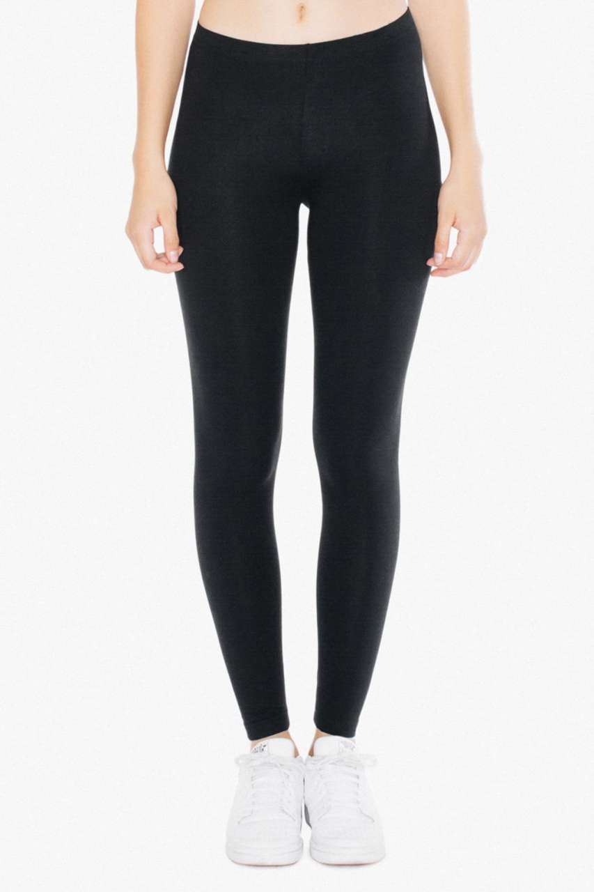 American Apparel WOMEN'S COTTON SPANDEX JERSEY LEGGING
