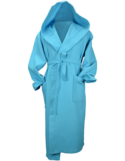 Robezz® Waffle Bathrobe With Hood - ARTG