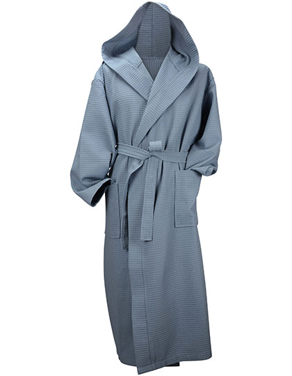 Robezz® Waffle Bathrobe With Hood - ARTG
