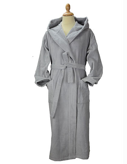 DeLuxe Velour Bathrobe with hood - ARTG