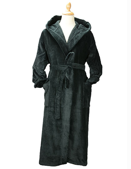 DeLuxe Velour Bathrobe with hood - ARTG