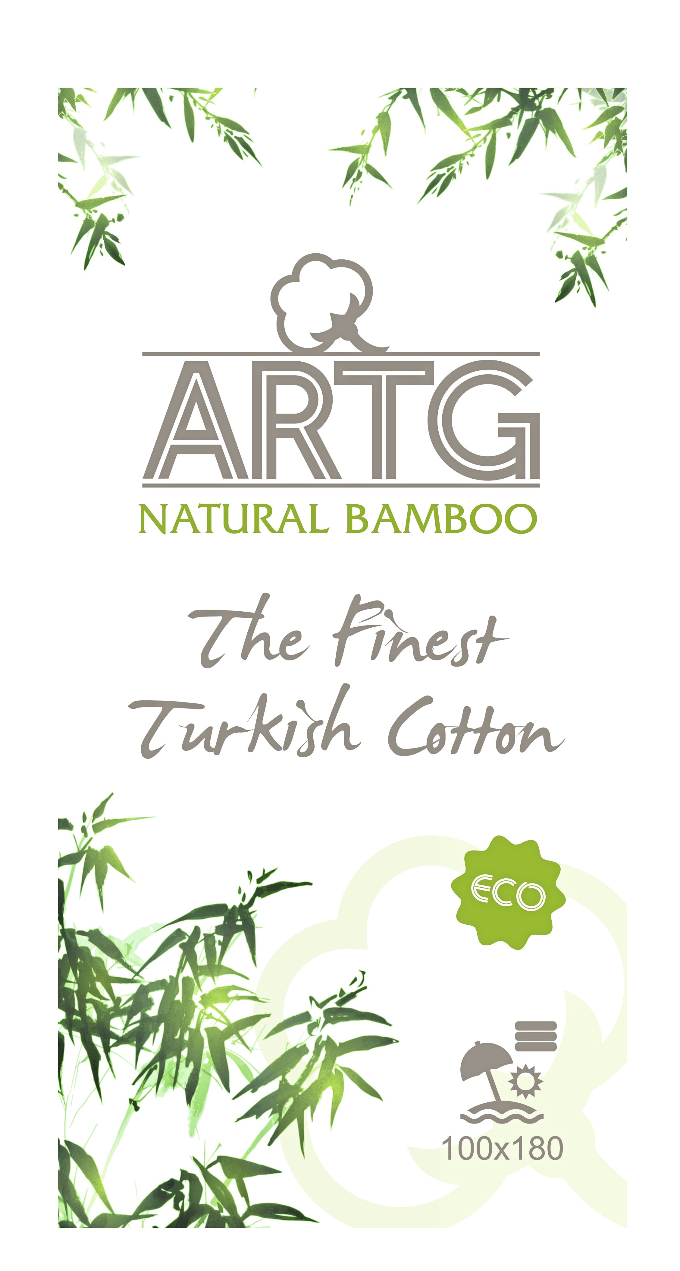 Natural Bamboo Beach Towel - ARTG