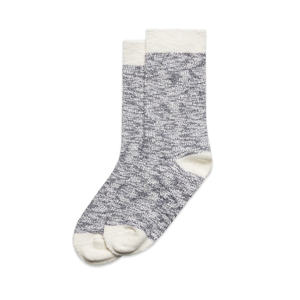 Slub Socks (2 Pairs) - AS Colour