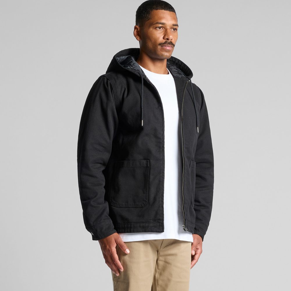 Canvas Heavy Hooded Jacket - AS Colour