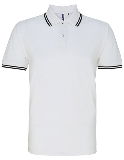 Men´s Classic Fit Tipped Polo - Asquith & Fox