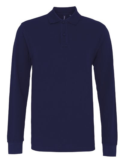 Men´s Classic Fit Long Sleeved Polo - Asquith & Fox
