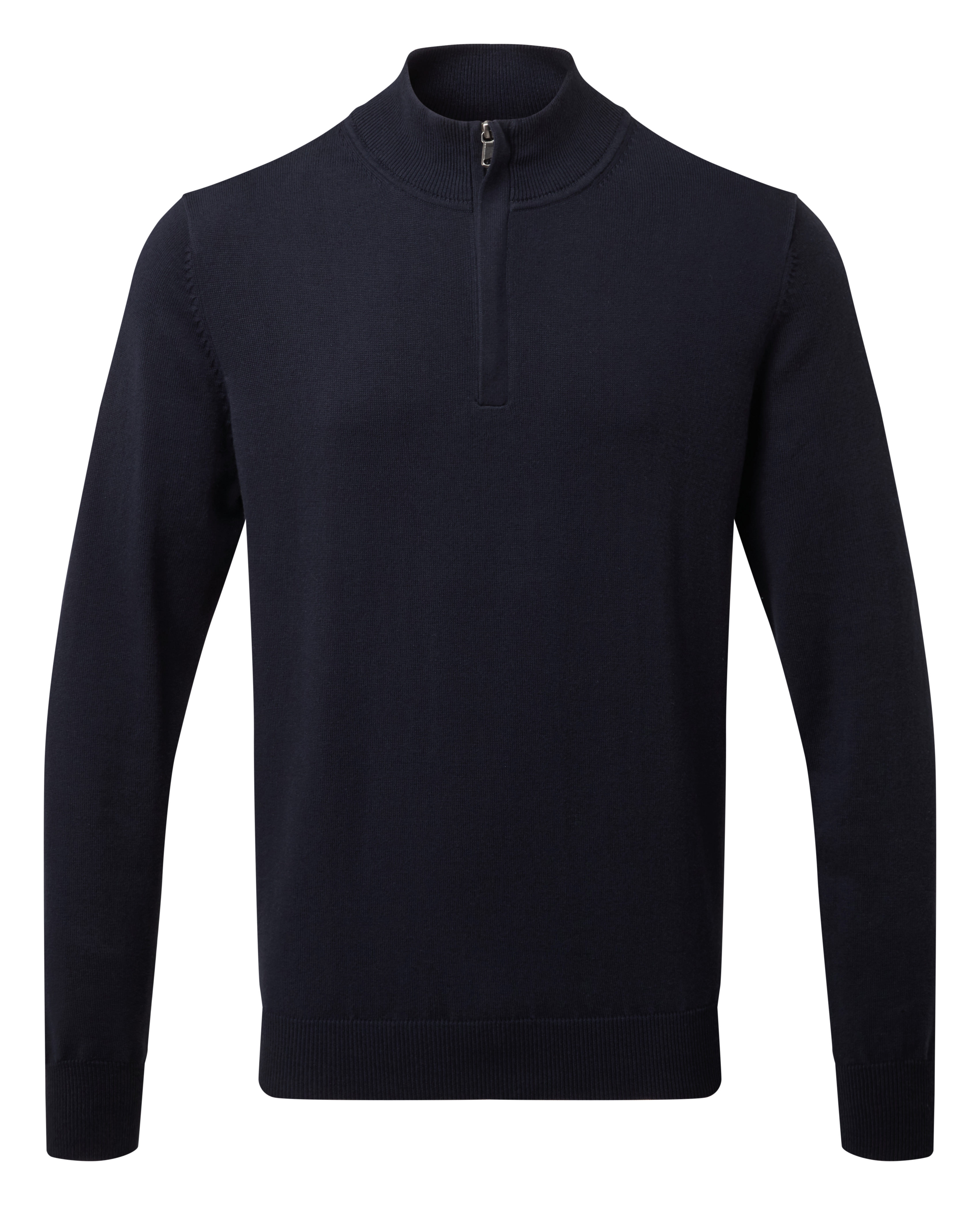 Men´s Cotton Blend 1/4 Zip Sweater - Asquith & Fox