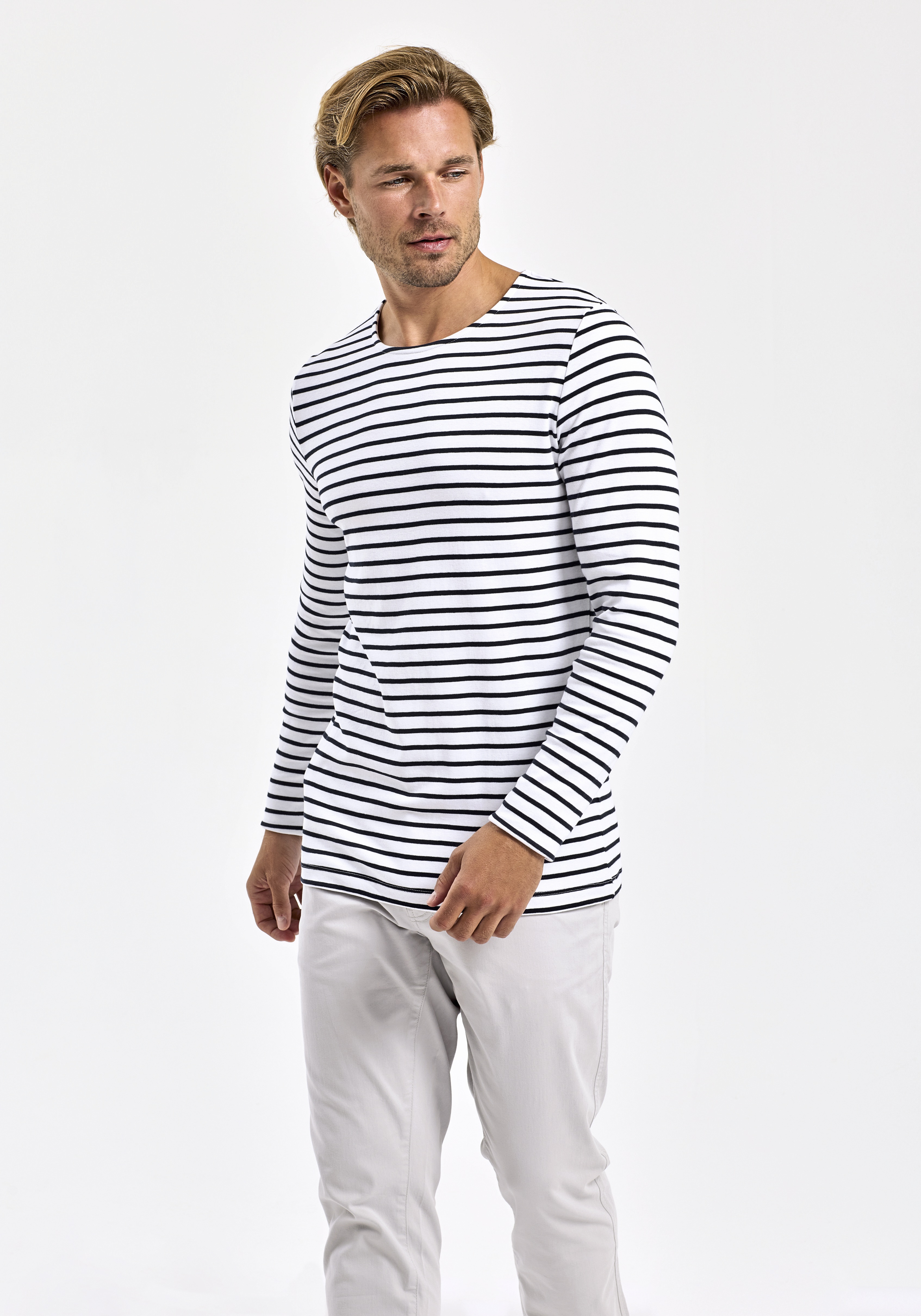 Men´s Marinière Coastal Long Sleeve Tee - Asquith & Fox