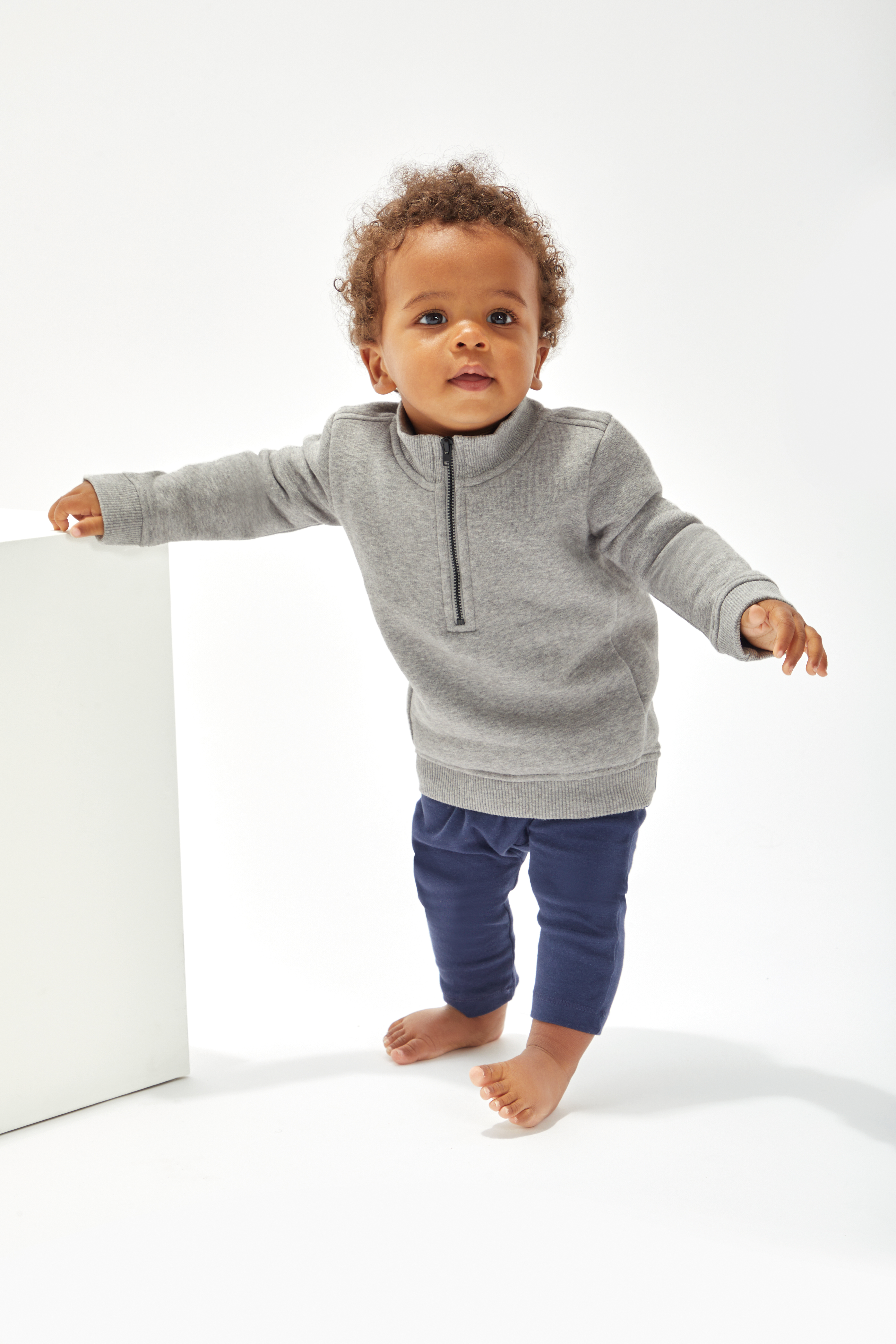Baby Quarter Zip Sweat - Babybugz