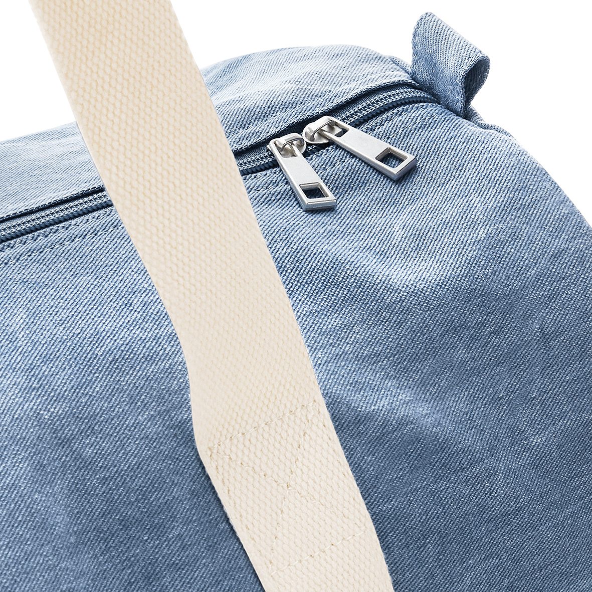 Denim Barrel Bag - BagBase