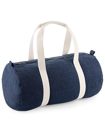 Denim Barrel Bag - BagBase