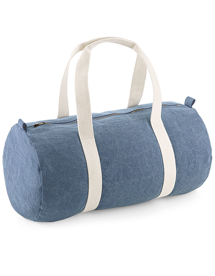 Denim Barrel Bag - BagBase