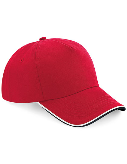 Authentic 5 Panel Cap - Piped Peak - Beechfield