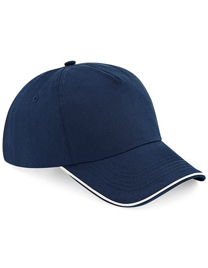 Authentic 5 Panel Cap - Piped Peak - Beechfield