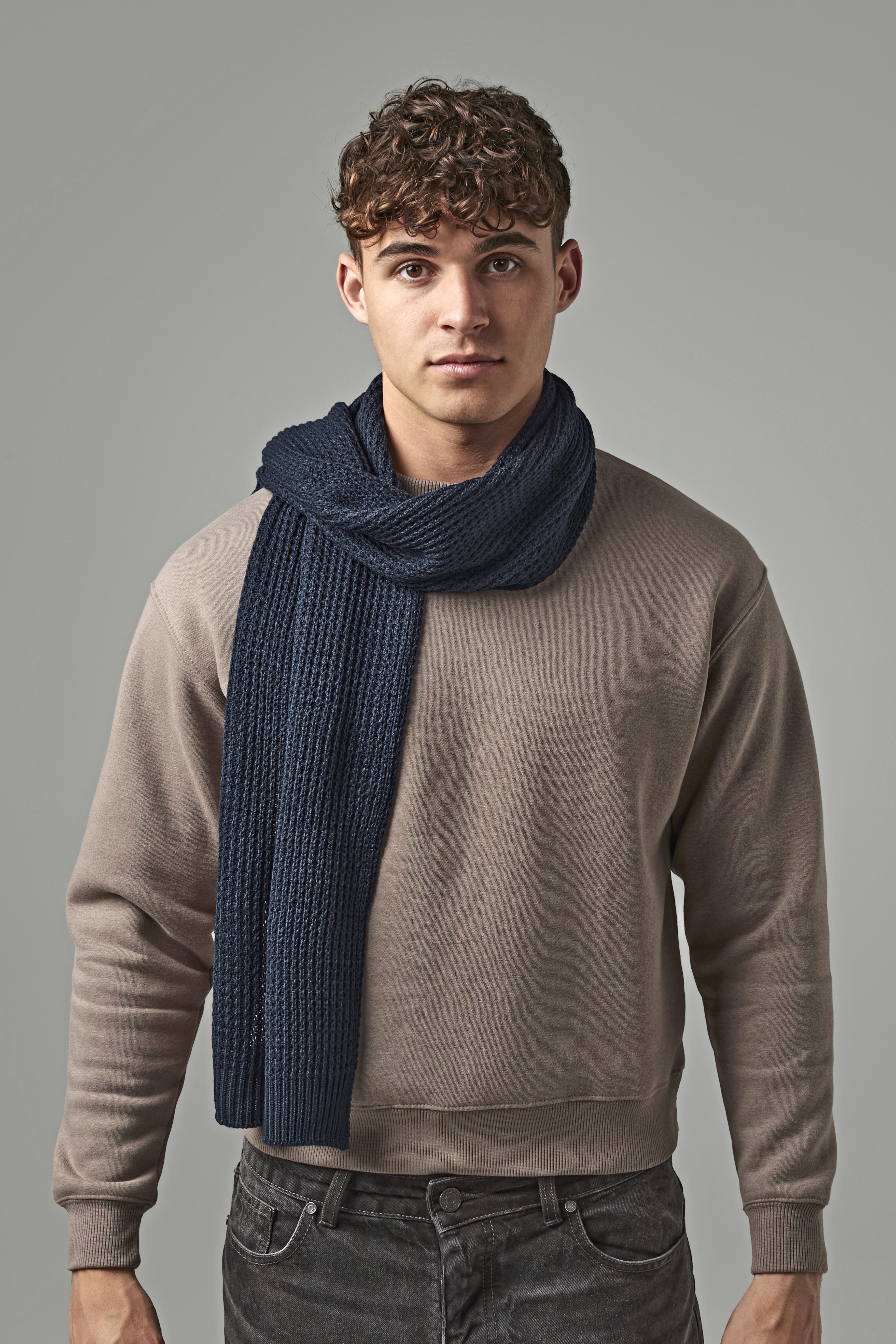 Classic Waffle Knit Scarf - Beechfield