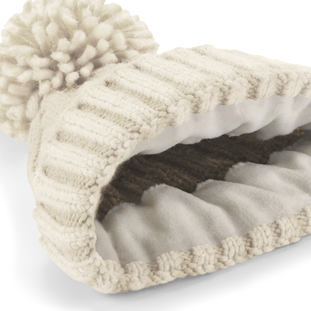 Cable Knit Melange Beanie - Beechfield