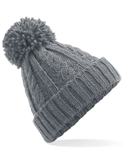 Cable Knit Melange Beanie - Beechfield