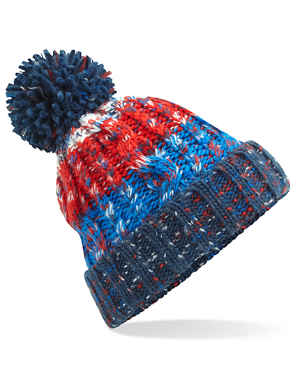 Corkscrew Pom Pom Beanie - Beechfield