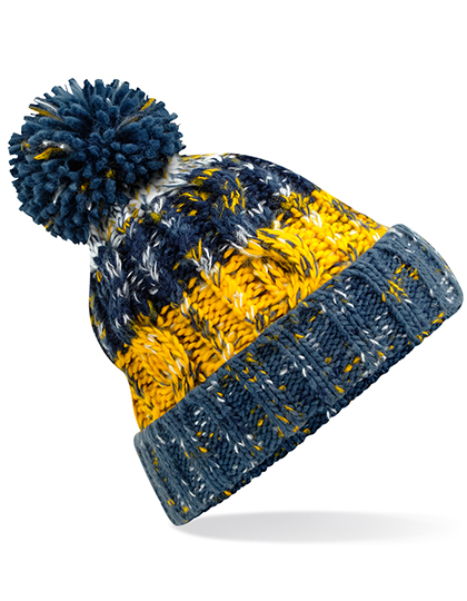 Corkscrew Pom Pom Beanie - Beechfield