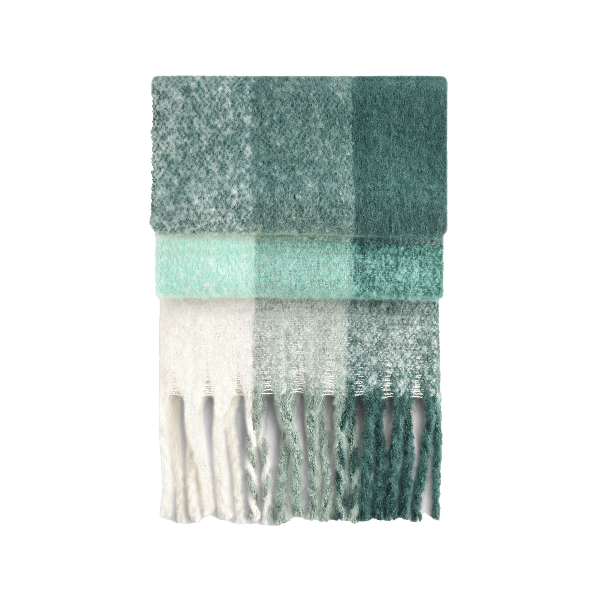 Fluffy Check Scarf - Beechfield