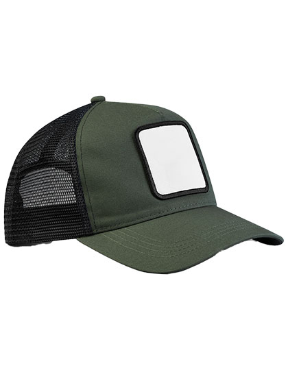 Appliqué Patch 5 Panel Trucker - Beechfield