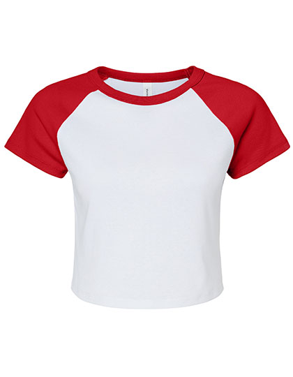 Women´s Micro Rib Raglan Baby Tee - Bella