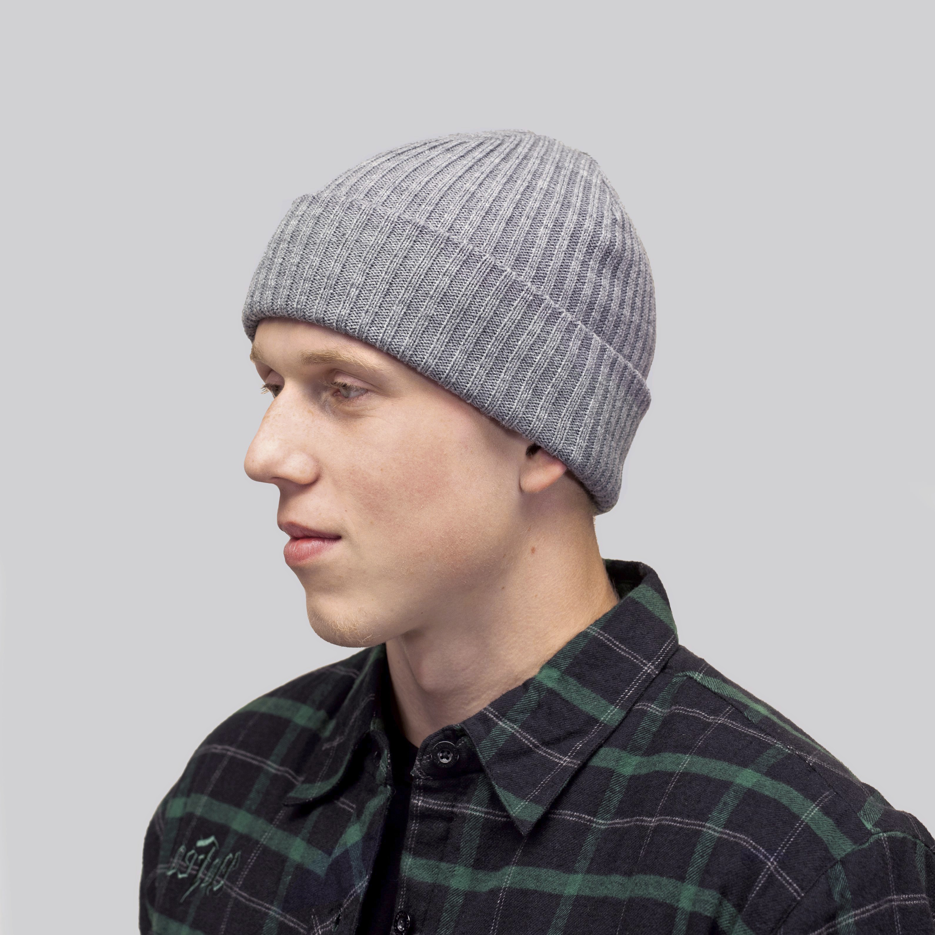 Brain Waves POLYLANA® Rib Beanie With Cuff