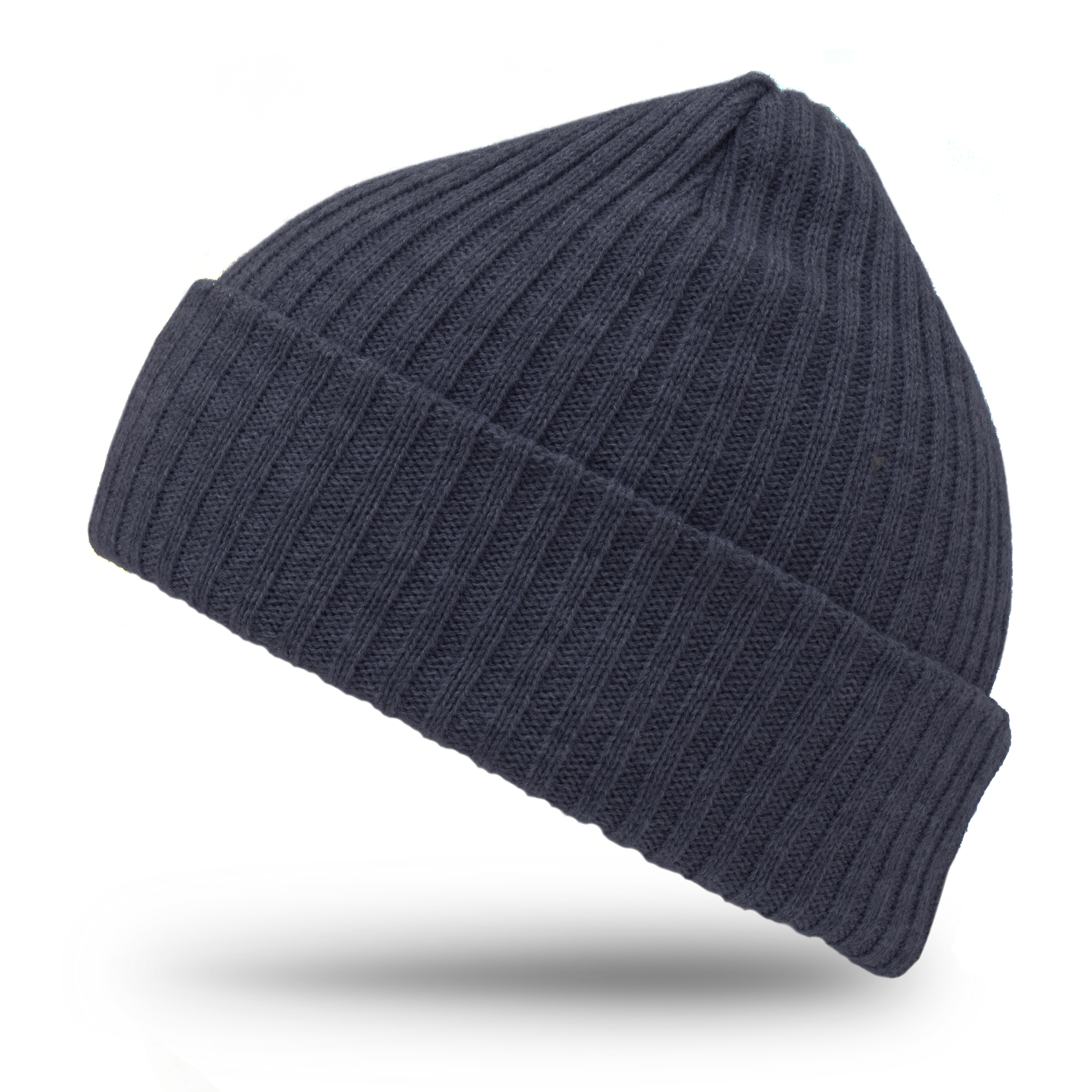 POLYLANA® Rib Beanie With Cuff - Brain Waves