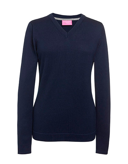 Women´s Atlanta V-Neck Jumper - Brook Taverner