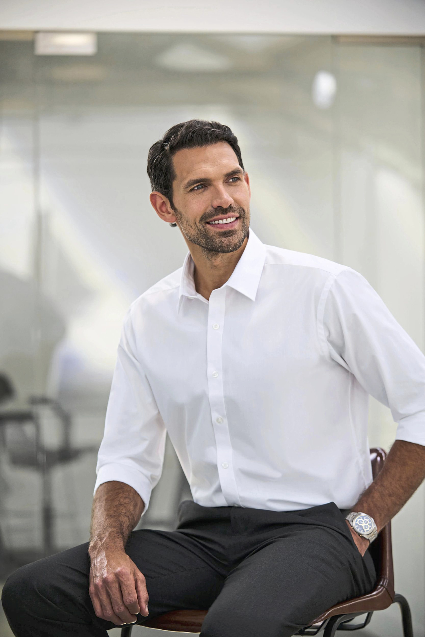 Men´s Classic Fit Shirt Titan Longsleeve - Brook Taverner