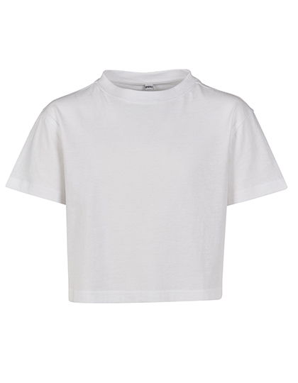 Girls Cropped Jersey Tee - Build Your Brand