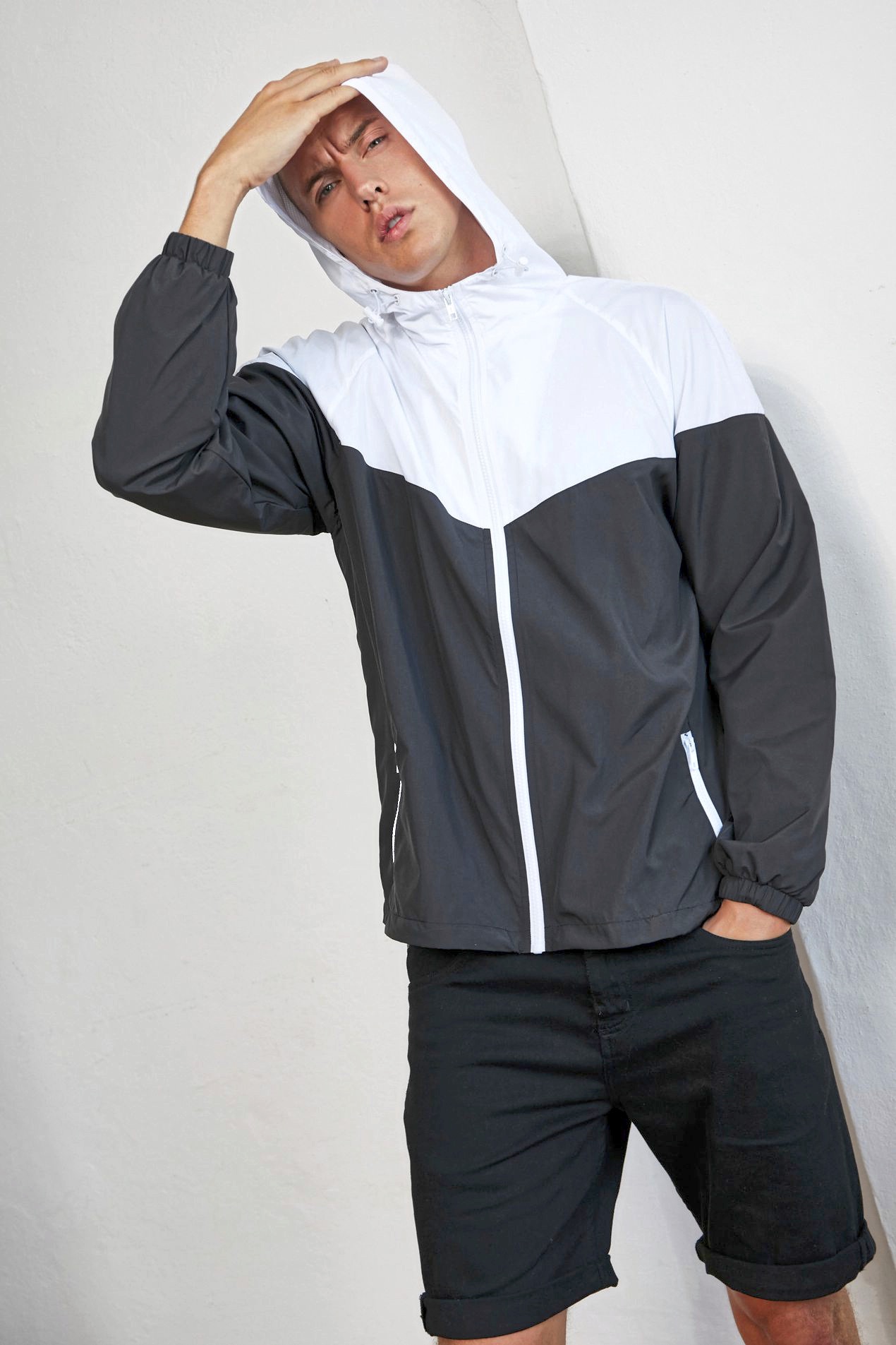 2-Tone Tech Windrunner - Build Your Brand