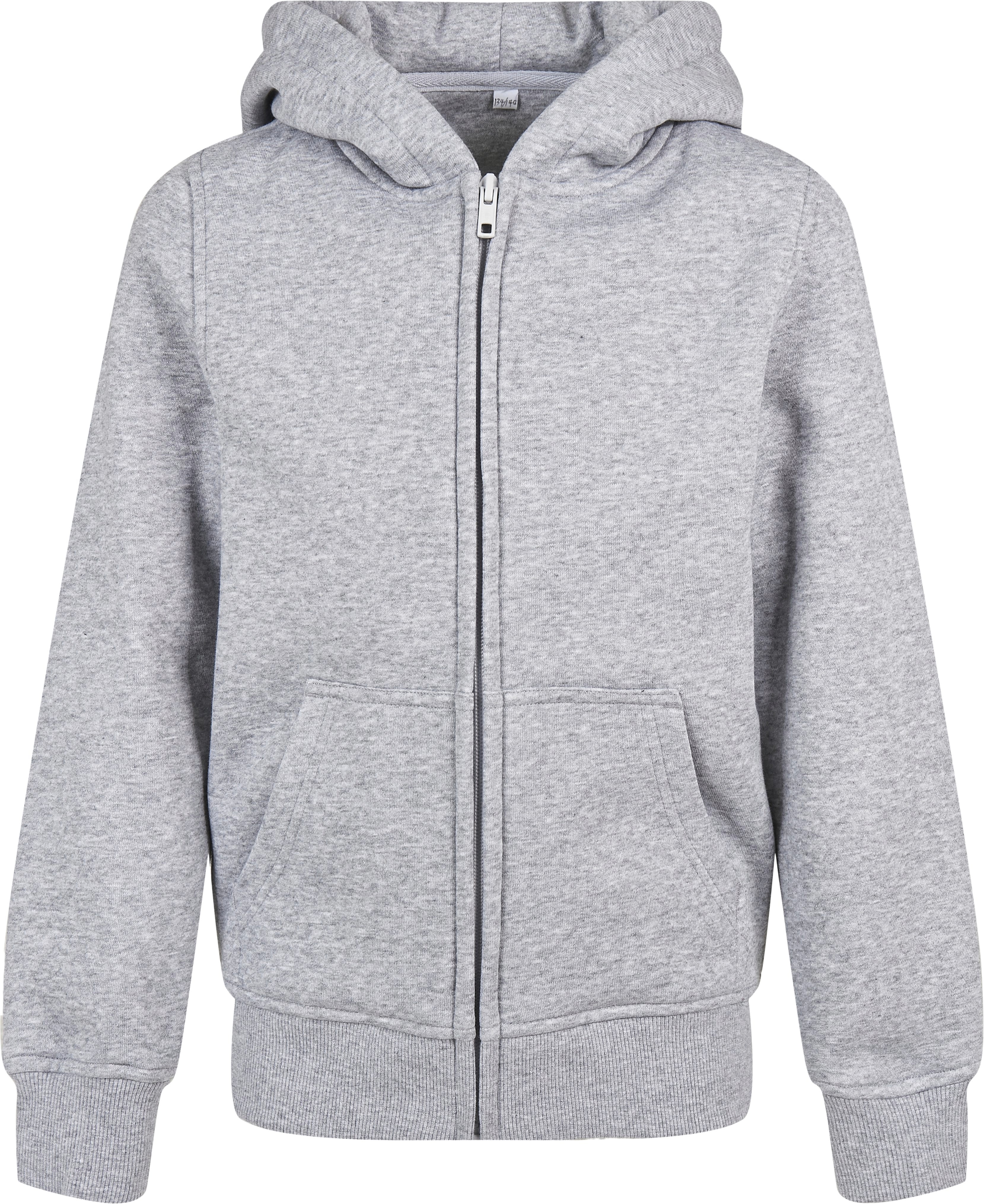 Kids´ Organic Basic Zip Hoody - Build Your Brand