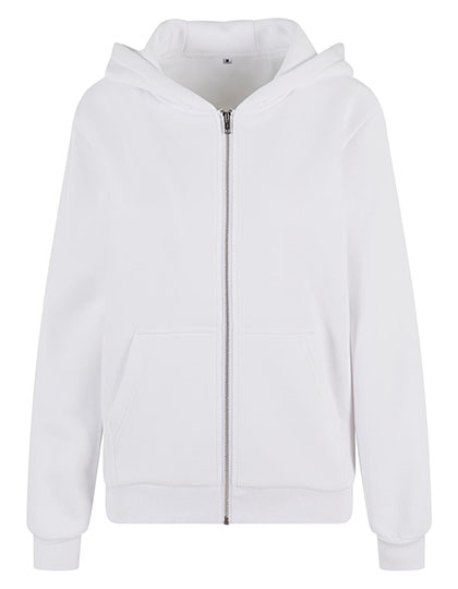 Ladies Fluffy Zip Hoody - Build Your Brand