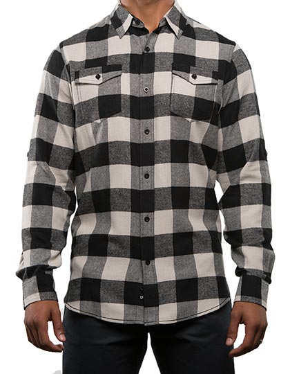 Woven Plaid Flannel Shirt - Burnside