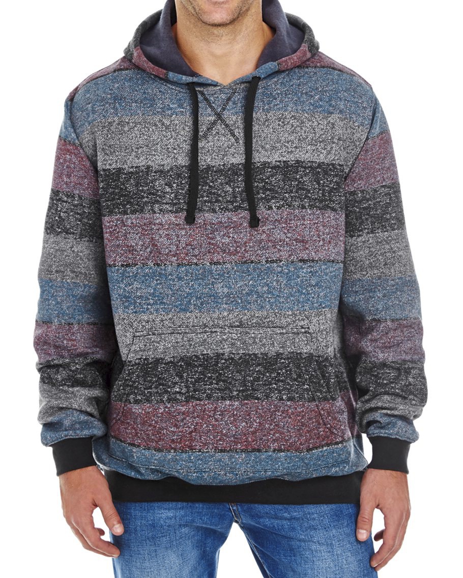 Printed Striped Marl Pullover - Burnside