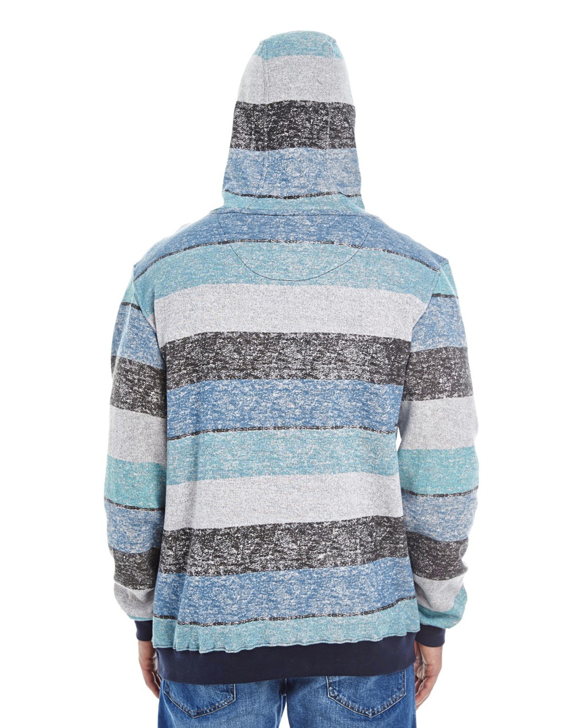 Printed Striped Marl Pullover - Burnside
