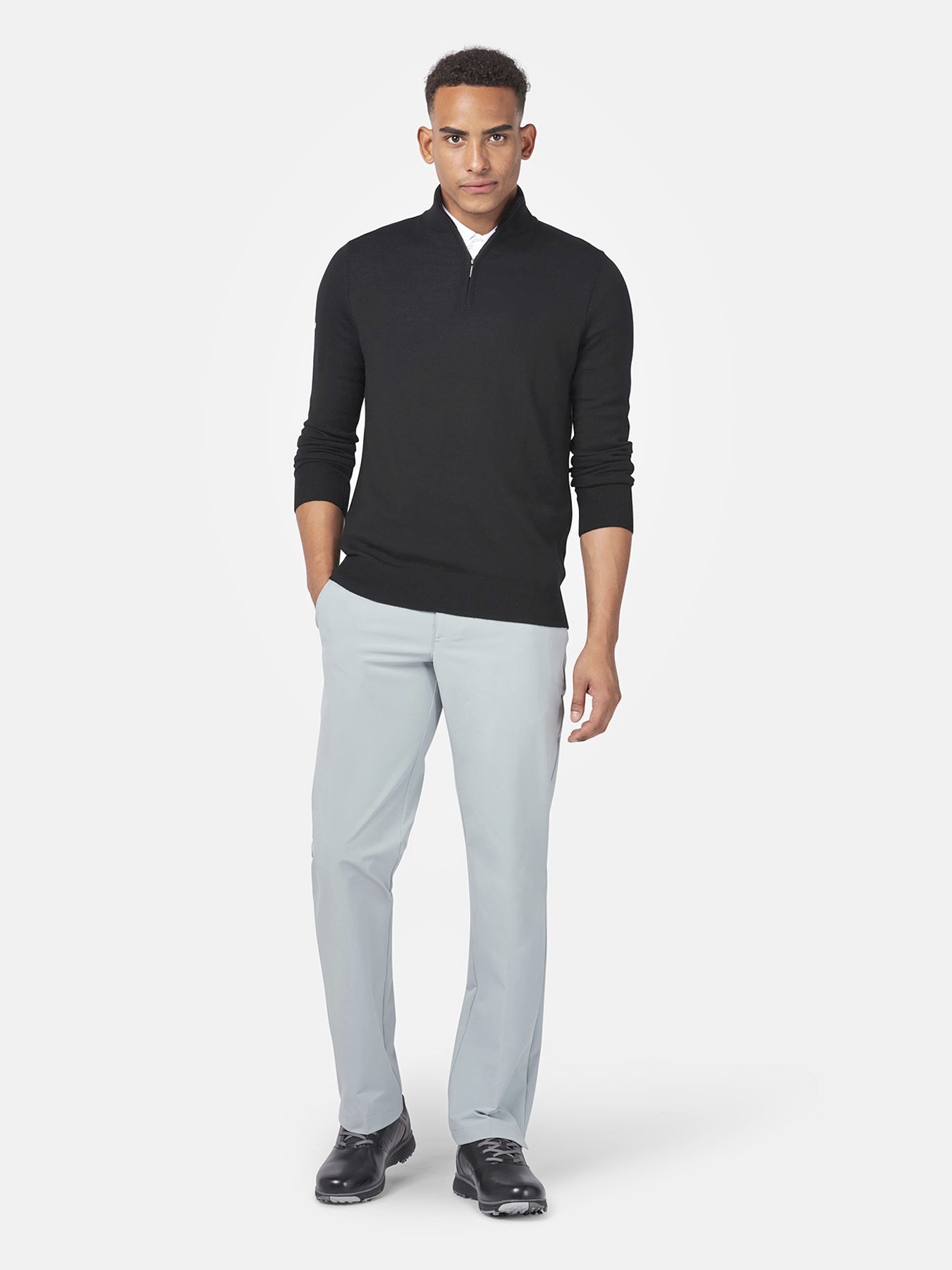 Men´s 1/4 Zipped Merino Sweater - Callaway