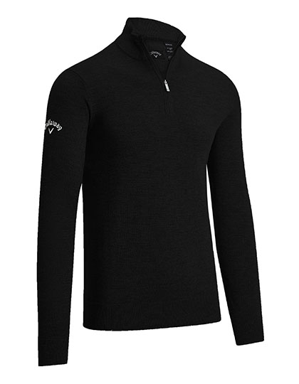 Men´s 1/4 Zipped Merino Sweater - Callaway
