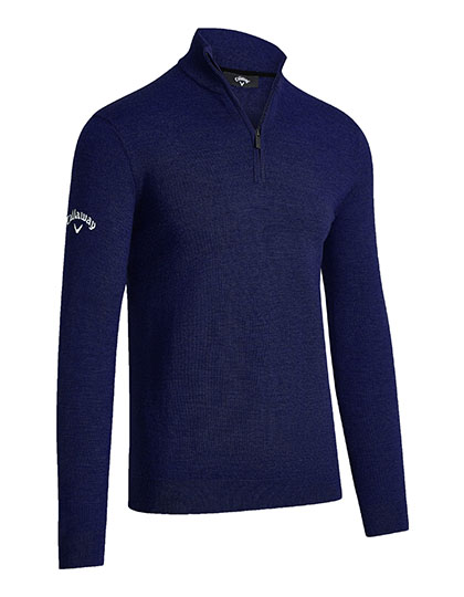 Men´s 1/4 Zipped Merino Sweater - Callaway