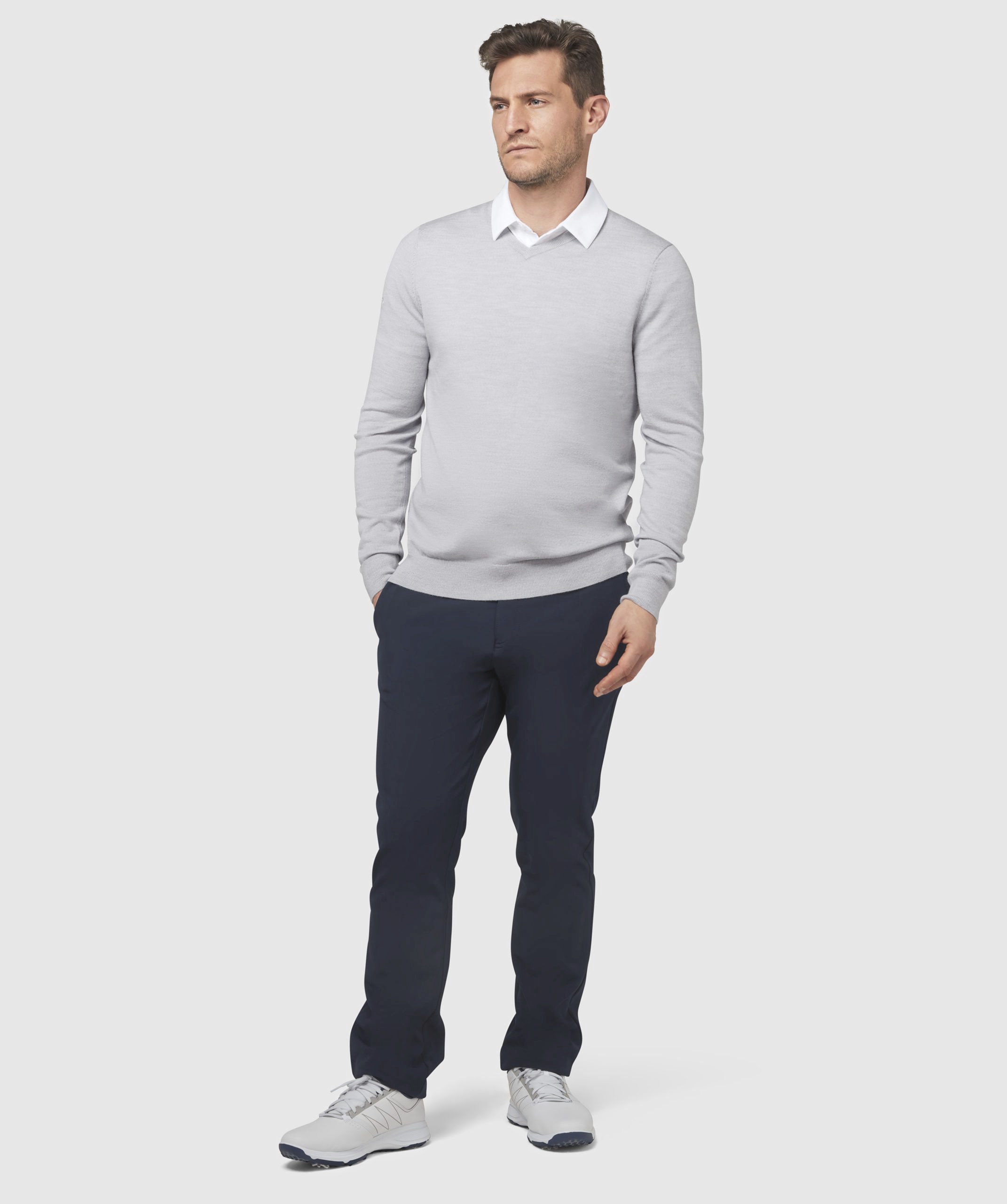 Men´s V-Neck Merino Sweater - Callaway