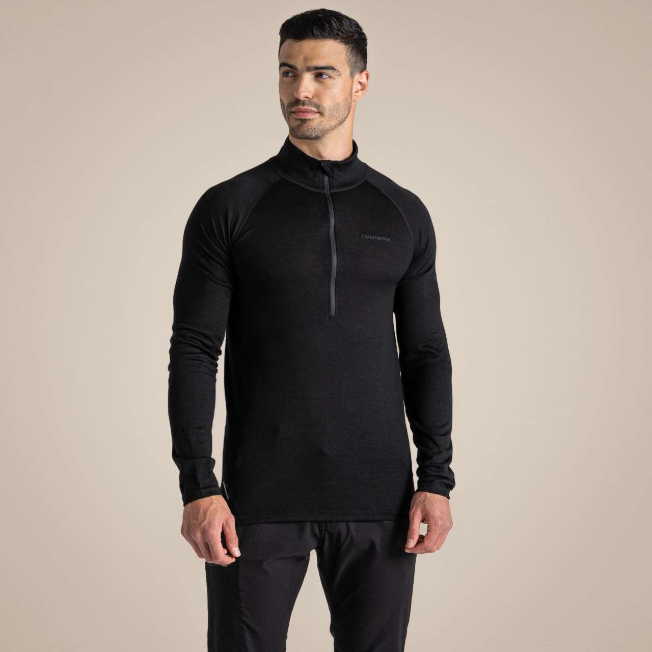 EXPERT MERINO HALF ZIP LONG SLEEVED BASELAYER II - Craghoppers