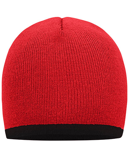 Beanie With Contrasting Border - Daiber