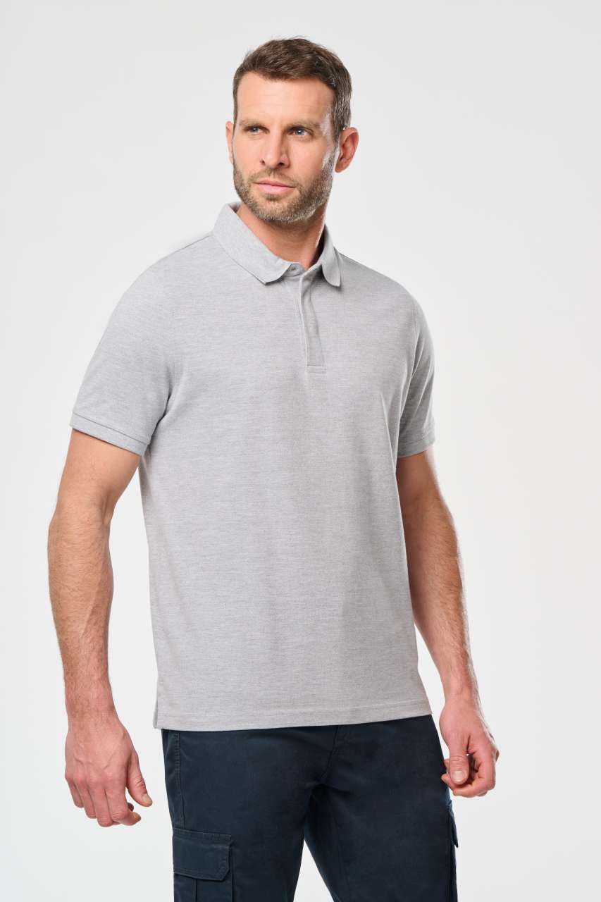 MEN'S SHORT SLEEVE STUD POLO SHIRT - Designed To Work