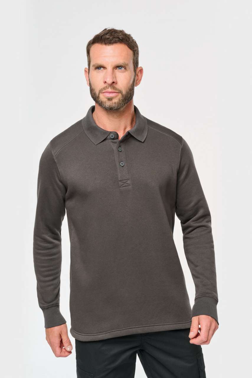 POLO NECK SWEATSHIRT - Designed To Work
