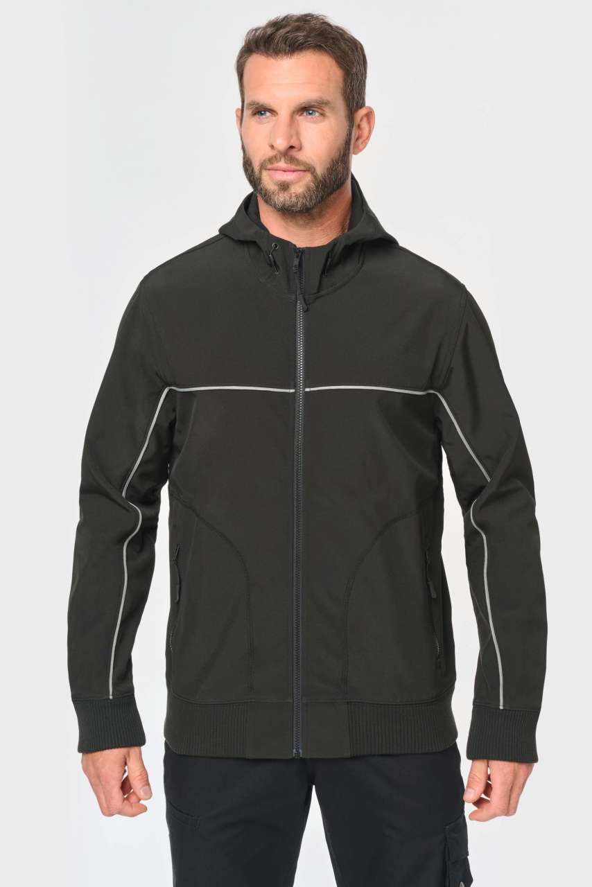 UNISEX 3-LAYER TWO-TONE BIONIC SOFTSHELL JACKET - Designed To Work