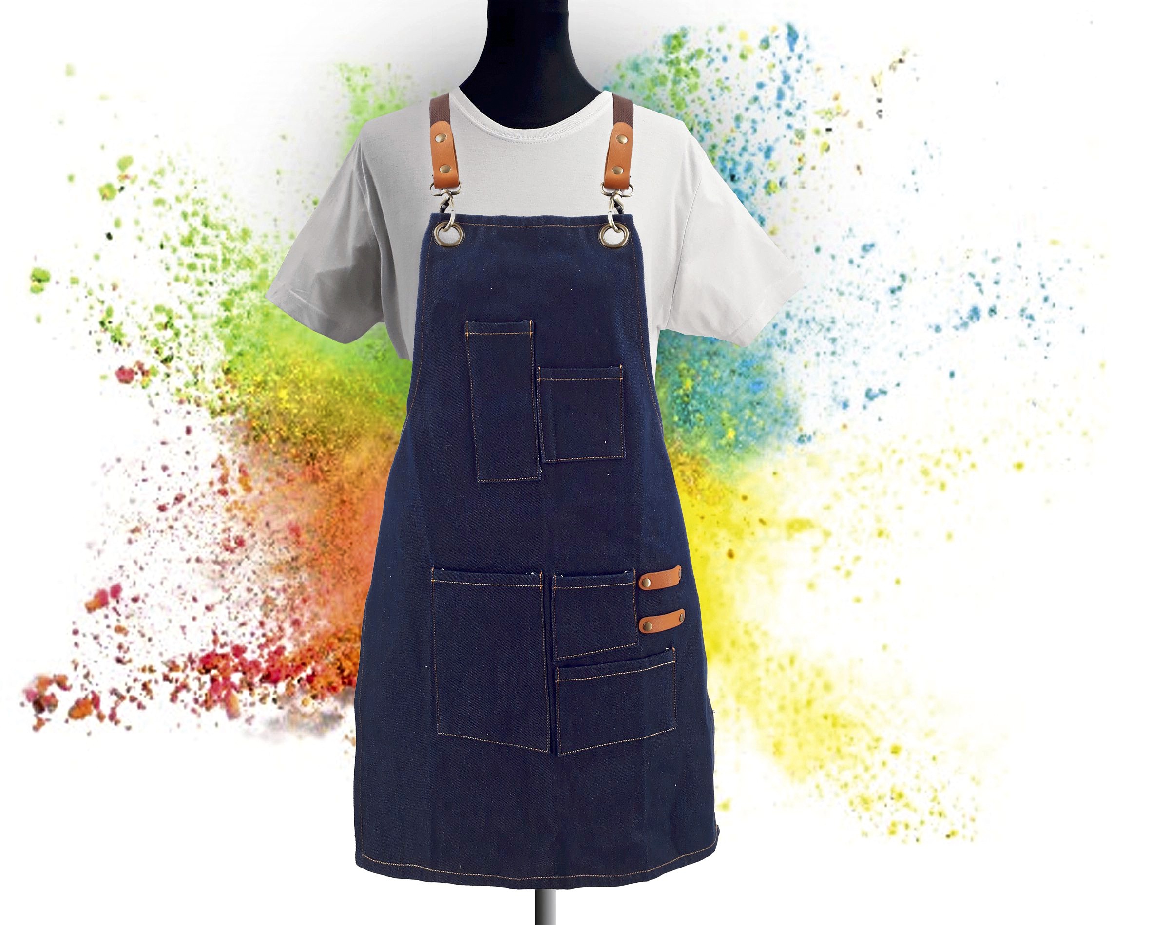 Kids Apron Denim - Exner