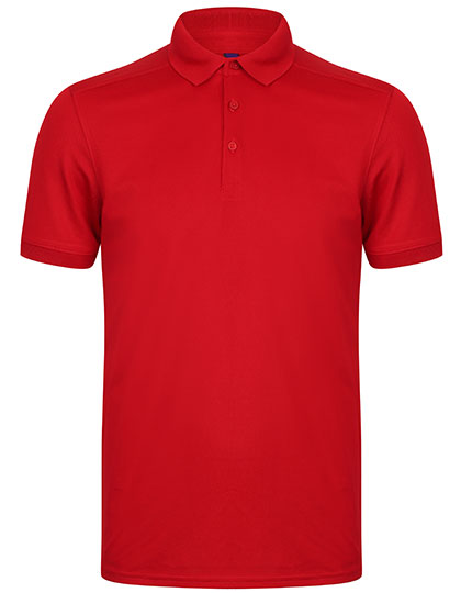 Men´s Slim Fit Stretch Polo Shirt + Wicking Finish - Henbury