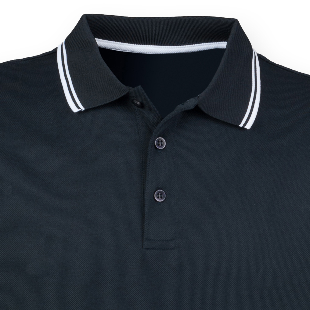 Men´s Coolplus® Short Sleeved Tipped Polo Shirt - Henbury